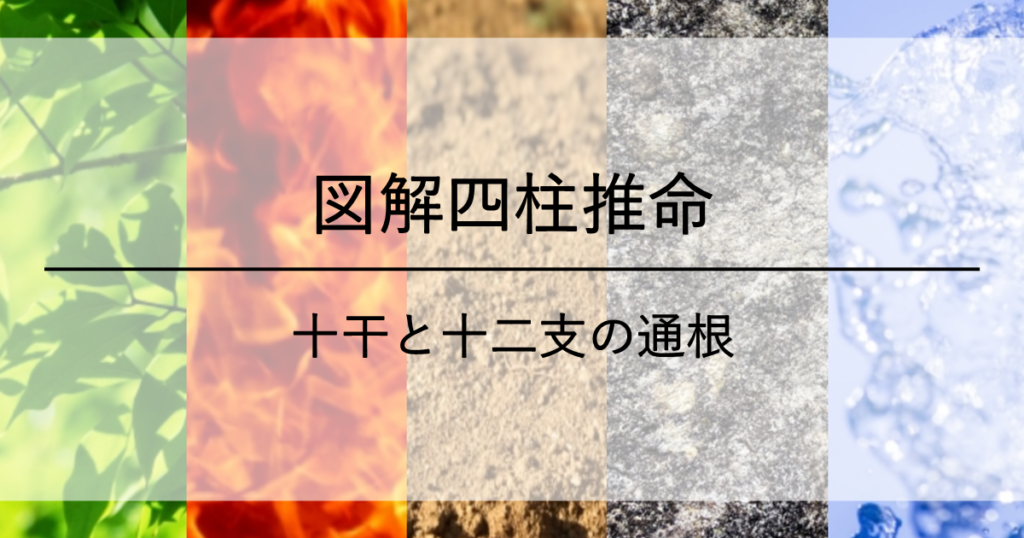 十干と十二支の通根